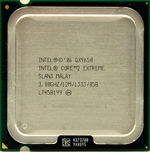 Intel Core 2 Extreme QX9650
