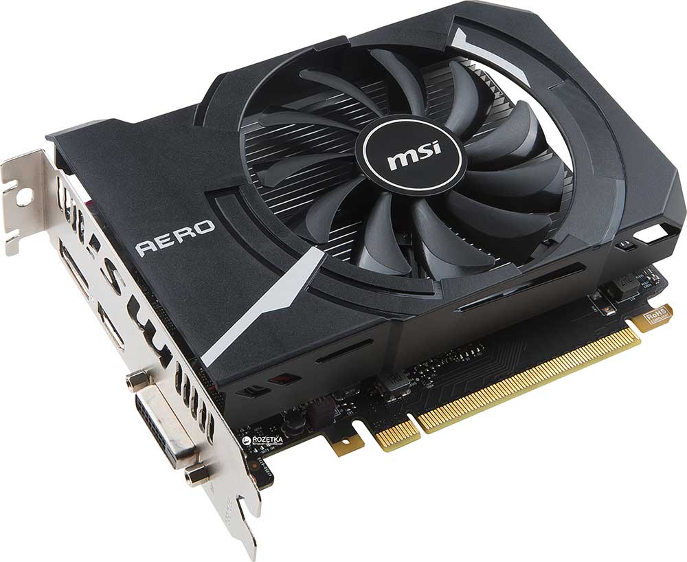 MSI GeForce GTX 1050 Ti Aero ITX OC 4GB GDDR5