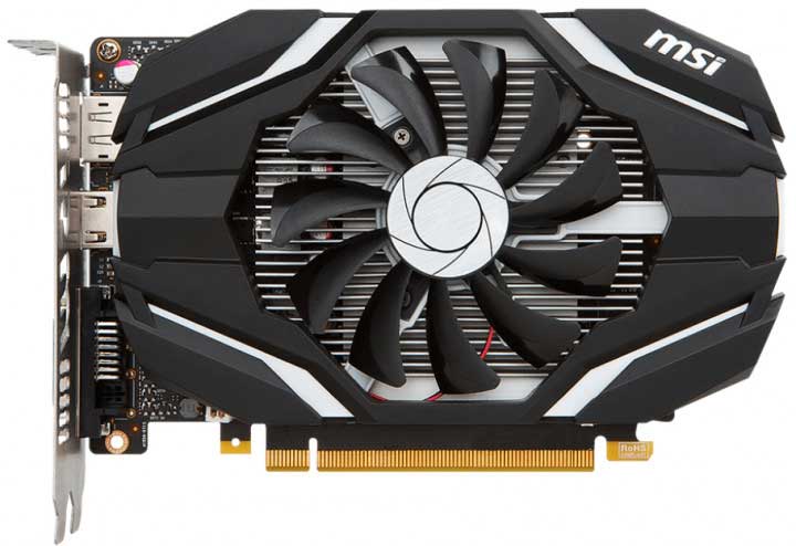 MSI GeForce GTX1050 2GB OC