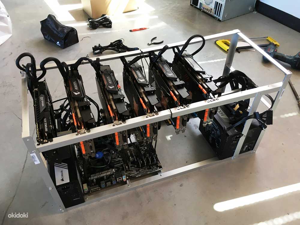Cборка фермы для майнинга биткоинов на 6 видеокартах GeForce GTX 1080 Ti