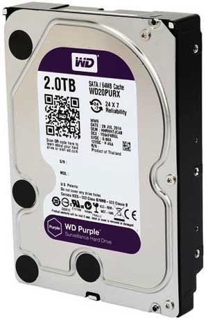 Western Digital Purple 2TB 64MB